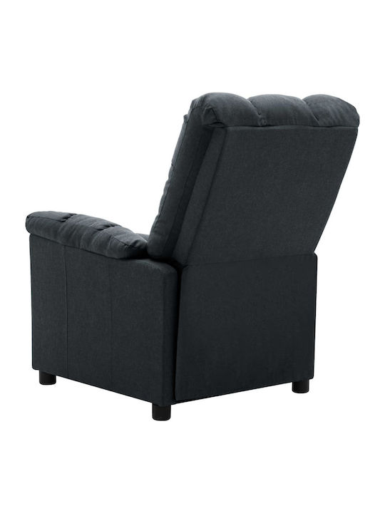 Relaxsessel Friseurwaschbecken mit Fußhocker Dark Grey 74x99x102cm