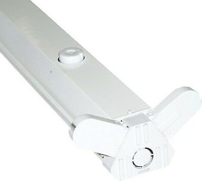 Aca Double-Ended Lighting Batten T8 with 2 Slots for LED Bulbs 58W 150cm