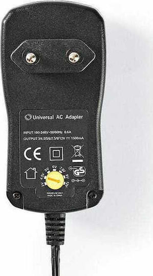 Nedis Universal Τροφοδοτικό 12V 2A με Ισχύ 24W με σετ βυσμάτων (ACPA109)
