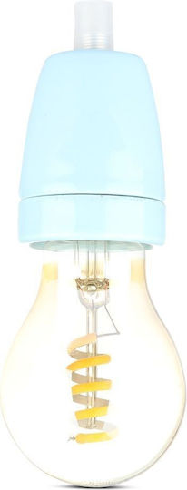 V-TAC VT-799 Steckdosenverlängerung für Steckdose E27 in Blau Farbe Set 1Stück 3798