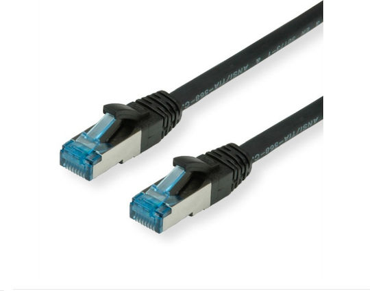 Value S/FTP Cat.6a Ethernet Network Cable 3m Black 1pcs