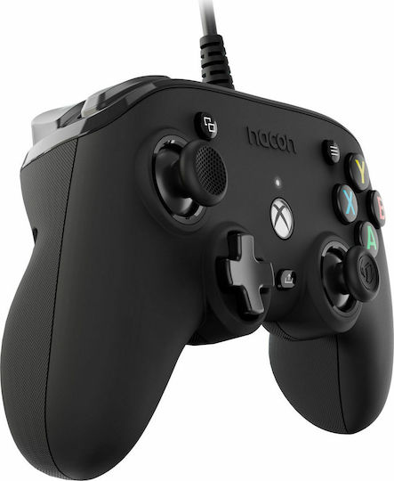 Nacon Pro Compact Ενσύρματο Gamepad για PC / Xbox One / Xbox Series Black