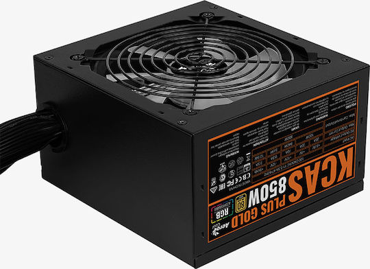 Aerocool Kcas Plus 850W Μαύρο Τροφοδοτικό Υπολογιστή Full Wired 80 Plus Gold