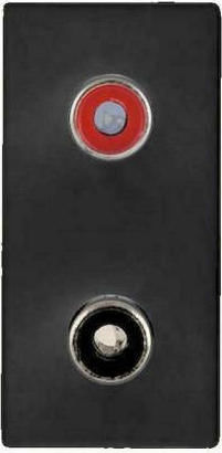 Geyer Steckdose Redner in Schwarz Farbe 747605S