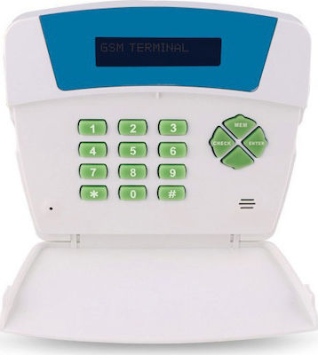 HX-1108 Wireless Security Access-Control Keypad with Screen White