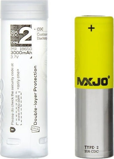 Mxjo Wiederaufladbare Batterie 18650 Li-Mn 3000mAh 3.7V 1Stück