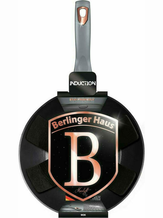 Berlinger Haus Moonlight Collection Wok από Αλουμίνιο με Επίστρωση από Πέτρα 28cm