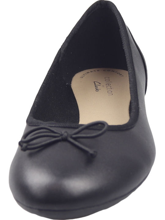 Leather Ballerinas Couture Bloom Black