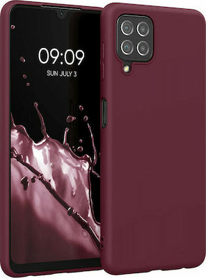 KWmobile Umschlag Rückseite Silikon Tawny Red (Galaxy A22 4G) 55493.190