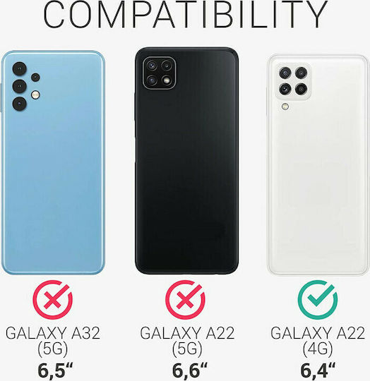 KWmobile Back Cover Σιλικόνης Tawny Red (Galaxy A22 4G)