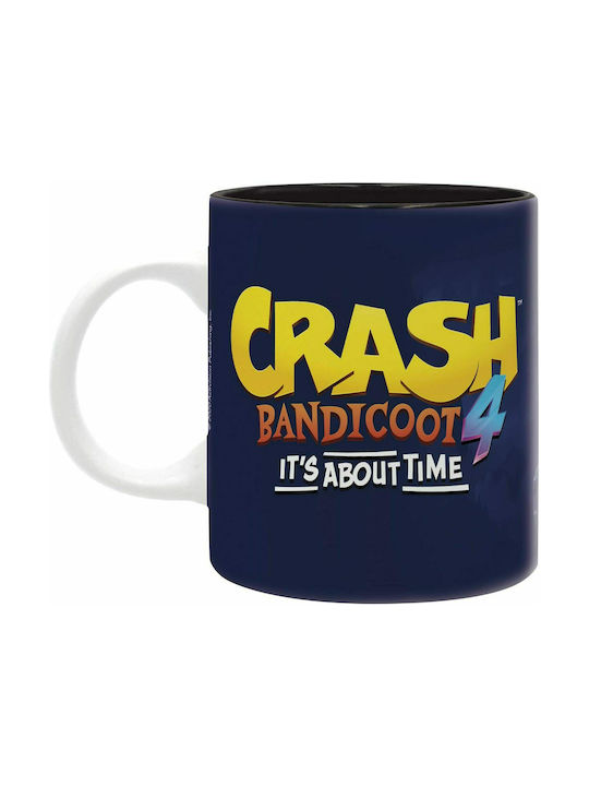 Abysse Crash Bandicoot - It's About Time Κούπα Κεραμική Μπλε 320ml