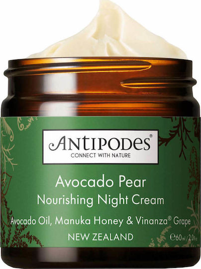 Antipodes Avocado Pear Крем За Лице Нощен За Хидратация И Възстановяване С Витамин С 60мл