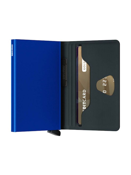 Secrid Bandwallet Tpu Men's Leather Card Wallet with RFID και Slide Mechanism Black