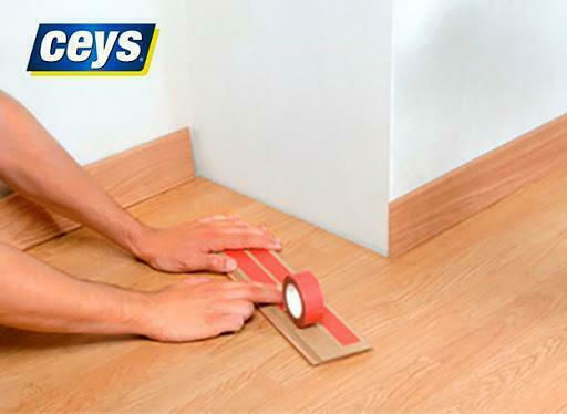 Ceys Montack Self-Adhesive Double-Sided Tape Red 19mmx2.5m 1pcs