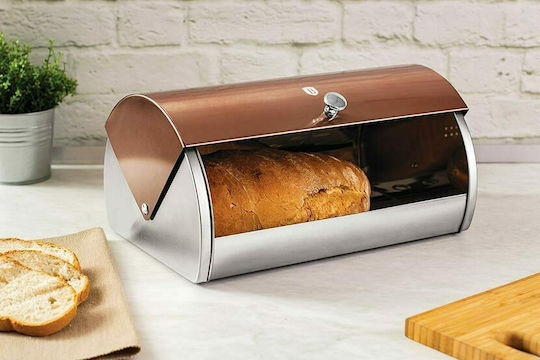 Berlinger Haus Metallic Line Cutie de pâine cu capac Inox Rose Gold Collection 38.5x28x18.5cm