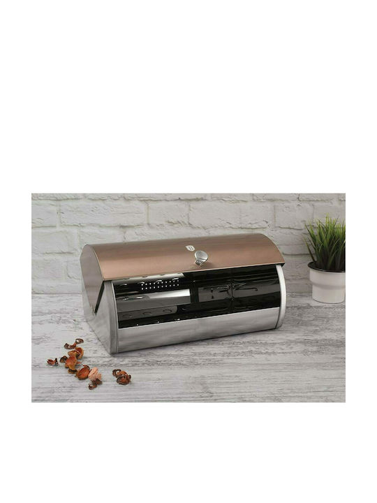 Berlinger Haus Metallic Line Bread Box with Lid Inox Rose Gold Collection 38.5x28x18.5cm