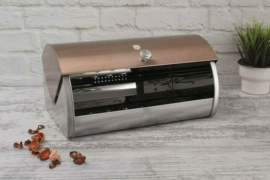 Berlinger Haus Metallic Line Cutie de pâine cu capac Inox Rose Gold Collection 38.5x28x18.5cm