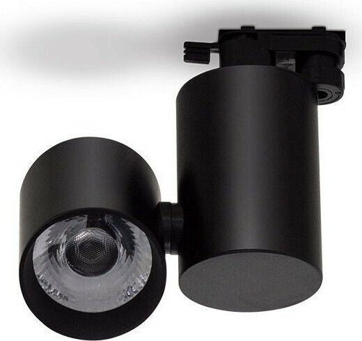 V-TAC Single LED Cool White Spot in Black Color