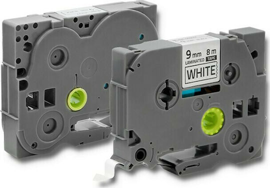 Qoltec 221 Ταινία Ετικετογράφου 8m x 9mm σε Λευκό Χρώμα