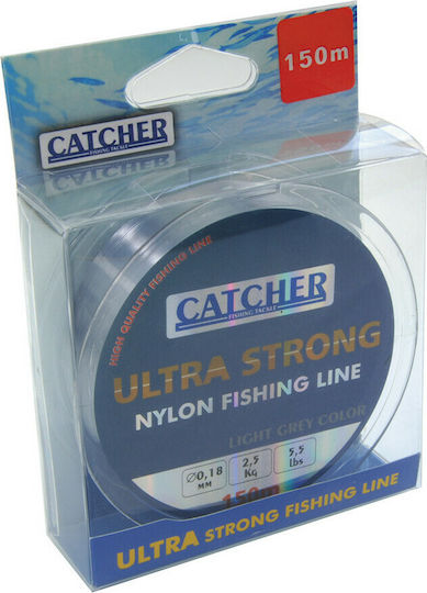 Catcher Πετονιά Ψαρέματος Γκρι 150m / 0.45mm / 13.7kg