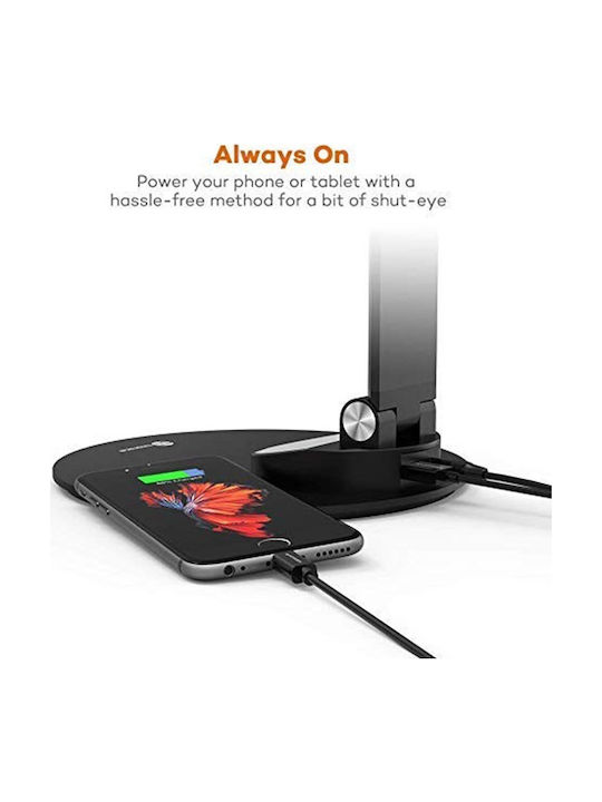 TaoTronics TT-DL19 LED Office Desk Lamp Folding in Black Colour