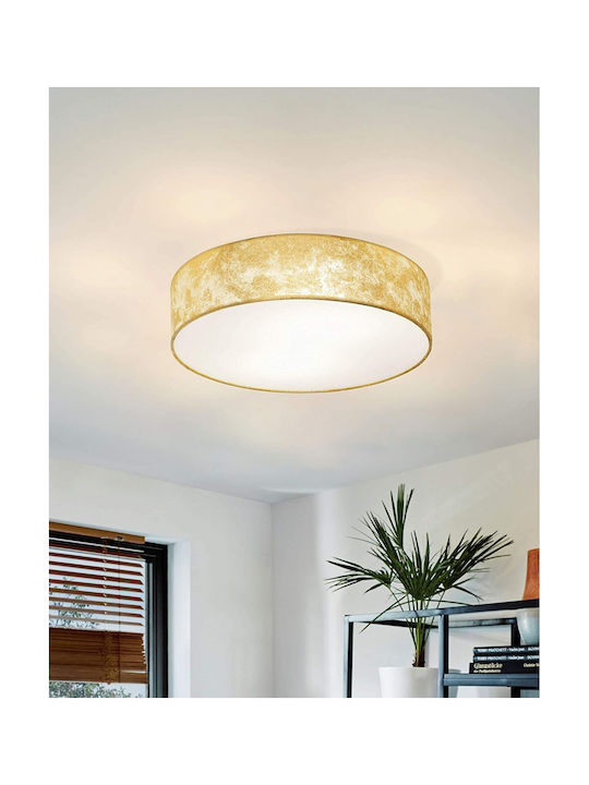 Eglo Viserbella Ceiling Mount Light 38cm Gold with Socket E27