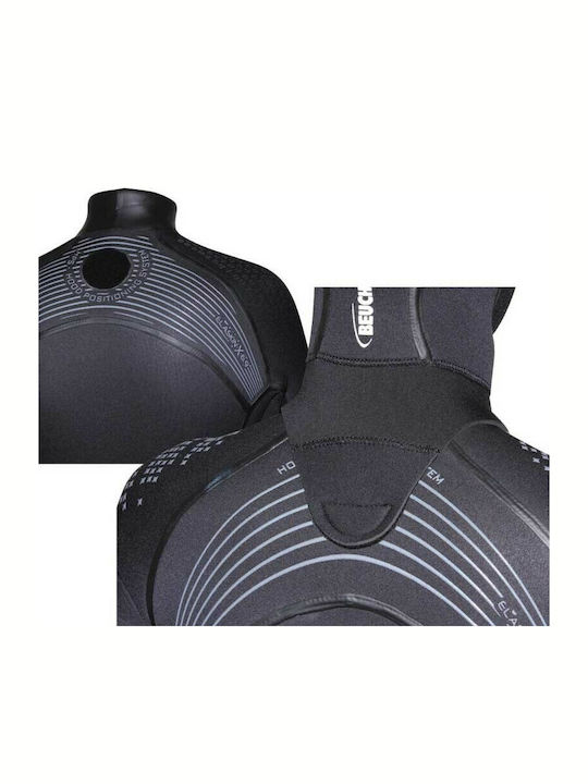 Beuchat Salopetă Semi-Umedă X-Trem Costume De Neopren Dublu Căptușită Cu Fermoar Neagră 6.5mm
