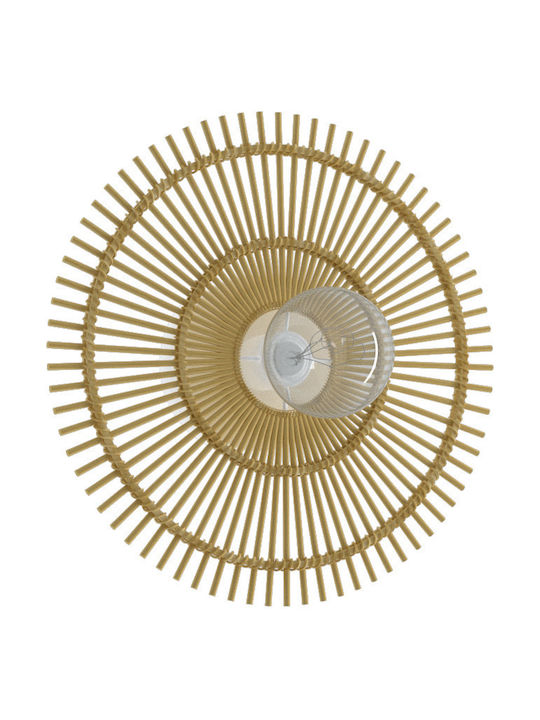 Viokef Πλαφονιέρα Οροφής 37εκ. Μπεζ με Ντουί E27