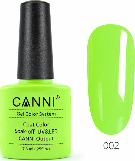 Canni Classic Semipermanent Lac de Unghii 002 Galben verde proaspăt 7.3ml 1buc