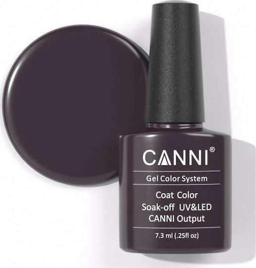 Canni Classic Semi-Permanent Nail Polish 022 Dark Chocolate 7.3ml 1pcs
