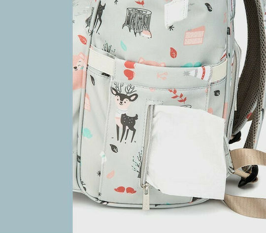 Diaper Bag Beikou Pink - Blue - Mint 25x17x38cm.