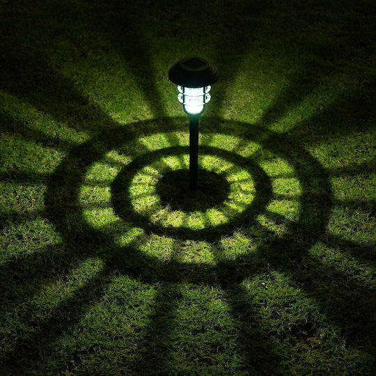 GloboStar Set of 6 Stake Solar Lights Lanterns 1W 100lm Cold White 6000K with Photocell IP65