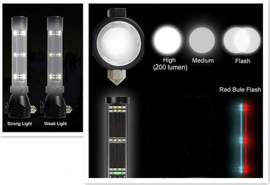 Επαναφορτιζόμενος Φακός LED IP65 με Μέγιστη Φωτεινότητα 150lm