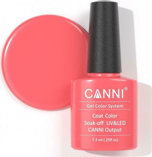 Canni Classic Ημιμόνιμο Βερνίκι Νυχιών 111 Electric Coral 7.3ml
