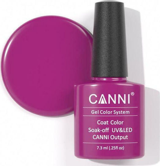 Canni Classic Ημιμόνιμο Βερνίκι Νυχιών 019 Dark Fuschia 7.3ml