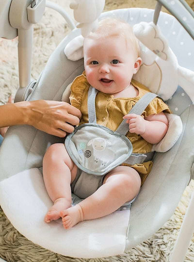 Ingenuity Manual Baby Relax Swing Comfort 2 Go Cuddle Lamb for Child up to 9kg