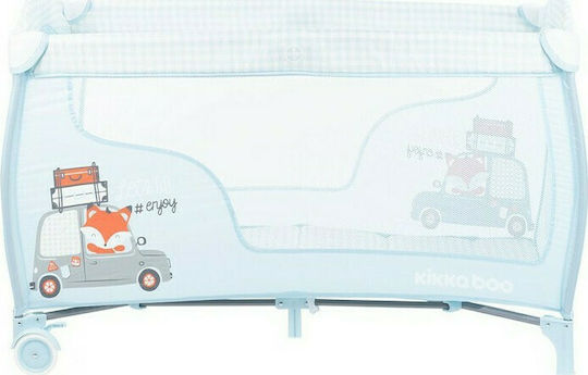 Kikka Boo Dolce Sonno Plus Playpen 2 Levels with Changing Table & Mattress Light Blue 128.5x66.5cm