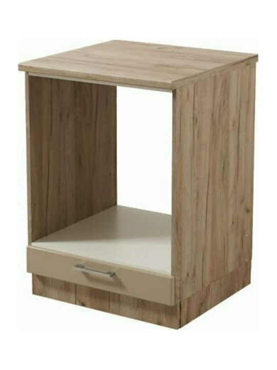 Diana Dulap sub cuptor Grey Oak - Sand Glossy 60x55x82buc