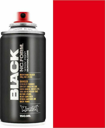 Montana Cans Спрей Боядисване BLK с Мат Ефект Червен код BLK 2093 150мл