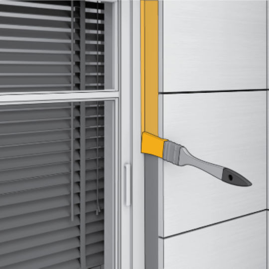 Sika Primer-3 N Grund pe bază de solvent pentru substraturi poroase și metale Transparent Potrivit pentru Materiale de construcție / Metal 1lt