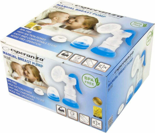 Esperanza Pompa de sân simplă manuală Esperanza Albastru 150ml