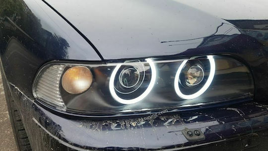 Στεφάνι Angel Eye Φαναριού Αυτοκινήτου 12V BMW E36 / E39 Λευκό Χρώμα
