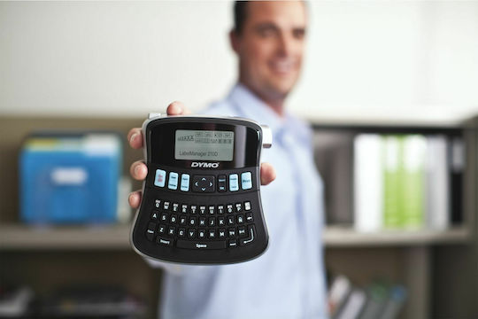 Dymo LabelManager 210 D with Case Ηλεκτρονικός Ετικετογράφος Χειρός σε Μαύρο Χρώμα