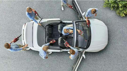 Bosch BBS8214PET Επαναφορτιζόμενη Σκούπα 2 σε 1 Stick & Χειρός 18V Κόκκινη
