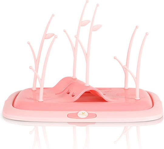 Cangaroo Drying Rack for 6 Baby Bottles Coral 1pcs