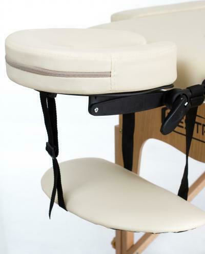 Rest Pro Classic 2 Wooden Portable/Folding Ecru Massage and Physiotherapy Bed 192x70cm
