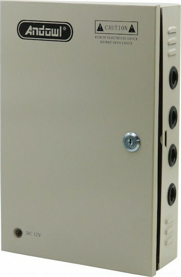 Andowl Τροφοδοτικό Κουτί Συστημάτων CCTV Q-T174