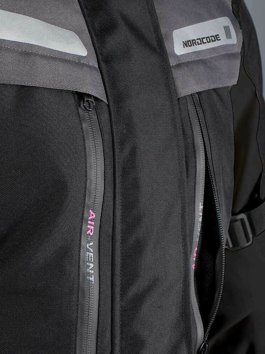 Nordcode Rhyno Ladies Women's Motorcycle Jacket Cordura 4 Seasons Waterproof Black