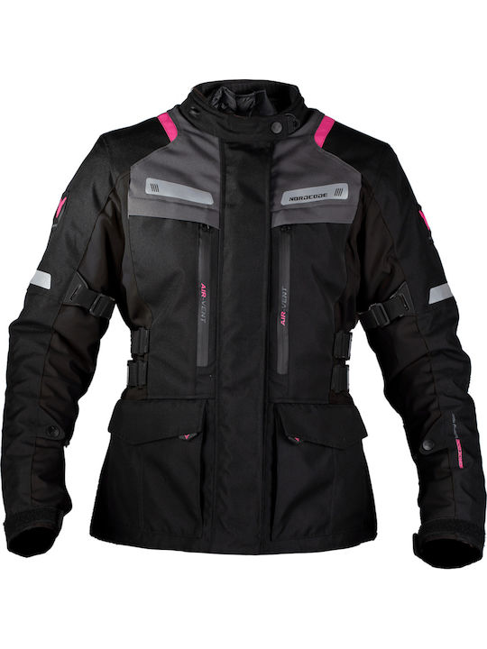 Nordcode Rhyno Ladies Women's Motorcycle Jacket Cordura 4 Seasons Waterproof Black