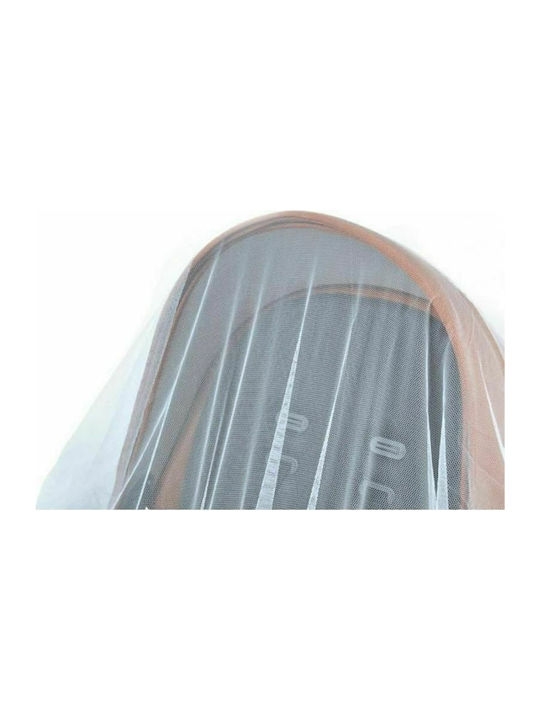 Kruzzel Mosquito Net for Stroller Tulle with Elastic White 150x130cm